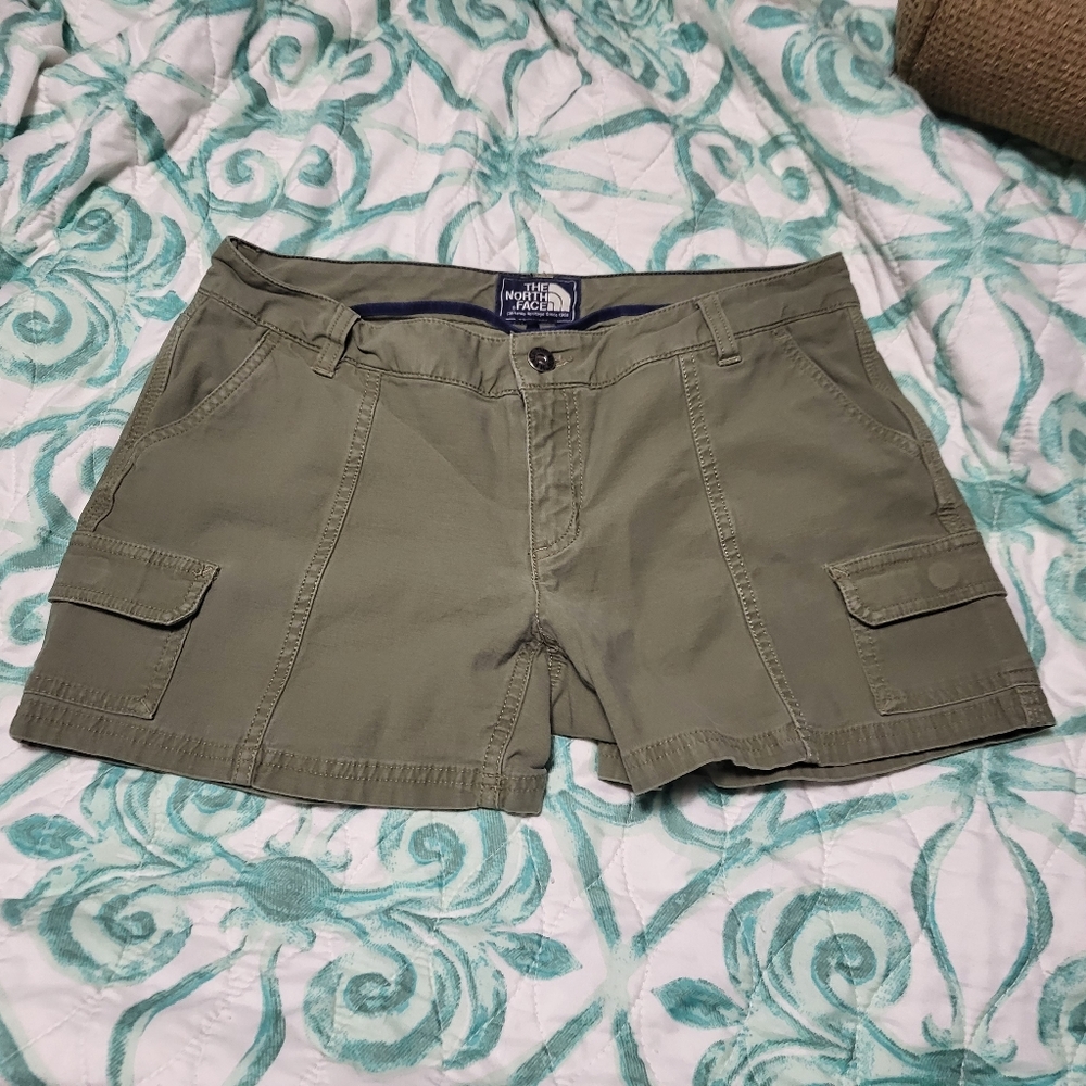 Y2K The North Face Olive Women's Cargo Shorts